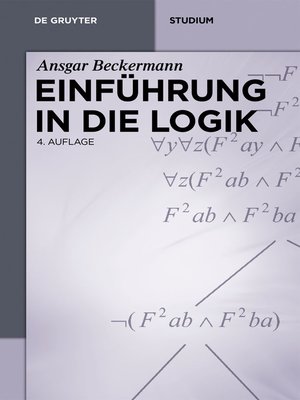 cover image of Einführung in die Logik